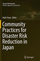 Community Practices for Disaster Risk Reduction in Japan 4431561366 Book Cover