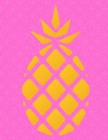 Dot Grid Paper Notebook: Pineapple 1718990243 Book Cover