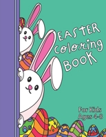 Easter coloring book for kids ages 4-8: Coloring Books for Kids Cute and Fun Images B08Z2T6TWQ Book Cover