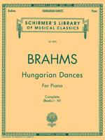 Hungarian Dances: Schirmer Library of Classics Volume 2005 Piano Solo 0793541085 Book Cover