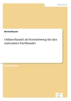 Online-Handel ALS Vertriebsweg Fur Den Stationaren Fachhandel 3867467811 Book Cover