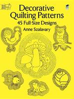 Decorative Quilting Patterns: 45 Full-Size Designs (Dover Needlework Series) 0486260011 Book Cover