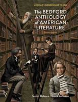 The Bedford Anthology of American Literature: Volume One: Beginnings to 1865 031248299X Book Cover