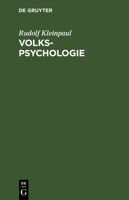 Volkspsychologie: Das Seelenleben Im Spiegel Der Sprache 3112396294 Book Cover