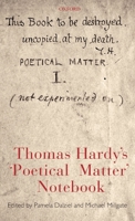 Thomas Hardy's 'Poetical Matter' Notebook 0199228493 Book Cover