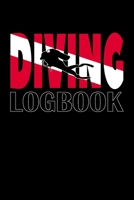 Diving Logbook: Diver’s Log for Scuba Divers | Diver Down Flag Lettering Design | 120 pages | 224 Dives 1660100038 Book Cover