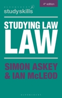 Studying Law (Palgrave Study Guides) 0230302793 Book Cover