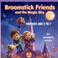 BROOMSTICK FRIENDS AND THE MAGIC SKY: FOR KIDS AGE 3 - 7 B0FWC4NG5L Book Cover