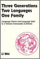 Three Generations, Two Languages, One Family: Language Choice and Language Shift in a Chinese Community in Britain (Multilingual Matters) 1853592404 Book Cover