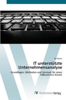 IT unterstützte Unternehmensanalyse 3639449819 Book Cover