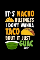 its Nacho Business I dont wanna Taco bout it just Guac away: Daily Planner | Calendar Diary Book | Weekly Planer | Nacho, Business, Snak, Mexican, ... & Nacho Lovers, 120 Pages Size 6x9" (Din. A5) 1679790897 Book Cover