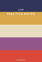 Jive Practice Notes: Cute Stripped Autumn Themed Dancing Notebook for Serious Dance Lovers - 6x9 100 Pages Journal 1705886027 Book Cover
