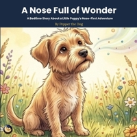 A Nose Full of Wonder: A Bedtime Story About a Little Puppy's Nose-First Adventure (Six Inches Above the Ground) B0H89G5LBD Book Cover