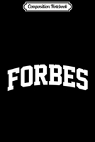 Composition Notebook: Forbes Vintage Sports Team College Arch Journal/Notebook Blank Lined Ruled 6x9 100 Pages 1709912545 Book Cover
