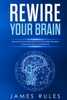 Rewire Your Brain: How to Calm your Anxious Brain. Stop Fear, Worry, and Anger. Change your Habits for a Better Life. 180212411X Book Cover