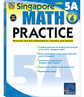 Singapore Math Practice, Level 5A, Grade 6 0768239958 Book Cover