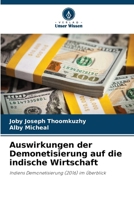 Auswirkungen der Demonetisierung auf die indische Wirtschaft 6207339029 Book Cover