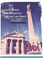 Legal Ethics for Paralegals and the Law Office (Paralegal Service)