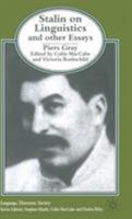 Stalin on Linguistics and Other Essays 0333792823 Book Cover