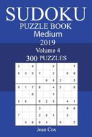 300 Medium Sudoku Puzzle Book 2019 1723161306 Book Cover