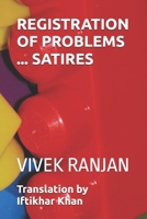 Registration of Problems ... Satires: TRANSLATION OF FAMOUS HINDI BOOK OF SATIRE .. SAMASYA KA PANJIKARAN Evm Anya VYANGY B08X65NNXV Book Cover