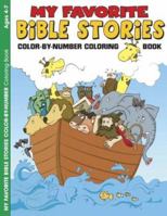 My Favorite Bible Stories 6pk: Color by Number Activity Book 1593172087 Book Cover