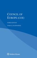Council of Europe (CoE) 940351342X Book Cover