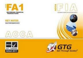 ACCA Recording Financial Transactions: version 1: FA1 (ACCA - Foundations in Accountancy) 1848082851 Book Cover