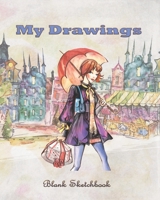 Blank Sketchbook: My Drawings | City shopping cover 171222655X Book Cover