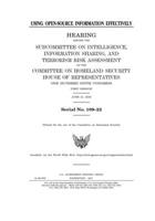Using open-source information effectively 1708289569 Book Cover