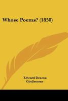 Whose Poems? 1120956579 Book Cover