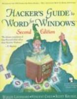 Hacker's Guide to Word for Windows 0201407639 Book Cover