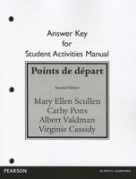 Sam Answer Key for for Points de Dpart 0205796281 Book Cover