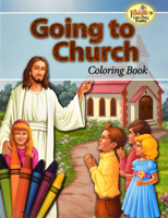 Going to Church Coloring Book 0899426948 Book Cover