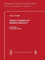 Trends in Colloid & Interface Science: (Progress in Colloid & Polymer Science,) 3662159295 Book Cover