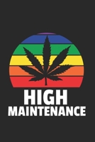Marihuana Weed Notizbuch: Marihuana Weed Notizbuch f�r Liebhaber / Notizheft / Notizblock A5 (6x9in) Dotted Notebook / Punkteraster / 120 gepunktete Seiten 1679149229 Book Cover