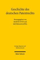 Geschichte Des Deutschen Patentrechts 3161535626 Book Cover