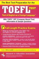 TOEFL (REA) - The Best Test Prep for the Test of English as a Foreign Language (Test Preps) 0878917837 Book Cover