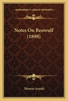 Notes On Beowulf - Primary Source Edition 116485285X Book Cover