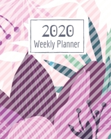 Weekly Planner for 2020- 52 Weeks Planner Schedule Organizer- 8x10 120 pages Book 13: Large Floral Cover Planner for Weekly Scheduling Organizing Goal Setting- January 2020/December 2020 1677129654 Book Cover