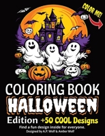 Coloring Book Halloween Edition: Halloween Coloring Pages For Adults B0CKNVZWHB Book Cover