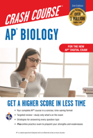 AP® Biology Crash Course, For the New 2020 Exam, Book + Online: Get a Higher Score in Less Time 0738612685 Book Cover