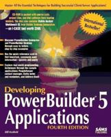 Developing Powerbuilder 5 Applications 0672309165 Book Cover