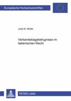 Verbandsklagebefugnisse Im Italienischen Recht 3631552114 Book Cover
