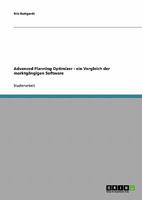 Advanced Planning Optimizer - ein Vergleich der marktg�ngigen Software 3638706508 Book Cover