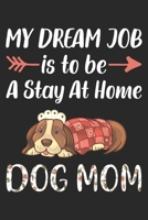 My Dream Job Is To Be A Stay At Home Dog Mom: College Ruled Composition Notebook 120 Sheets 6 x 9 1701882698 Book Cover
