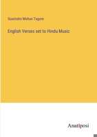 English Verses set to Hindu Music 3382825848 Book Cover