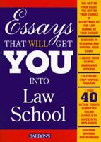 Essays That Will Get You into Law School (Essays That Will Get You Into Law School) 0764106120 Book Cover