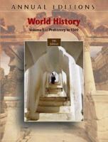 Annual Editions: World History, Volume I, 8/e (Annual Editions : World History Vol 1) 0078127785 Book Cover