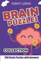 Brain Puzzles Collection: Cross Sums Puzzles - 200 Brain Puzzles with Answers 1980832153 Book Cover